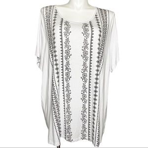 Catherines White Top 2X